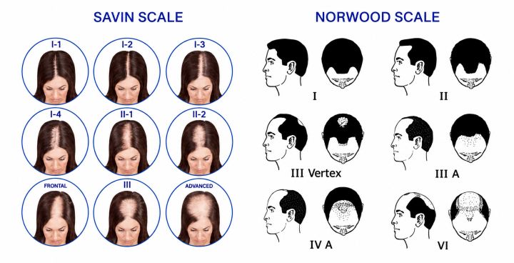 norwood savin scale